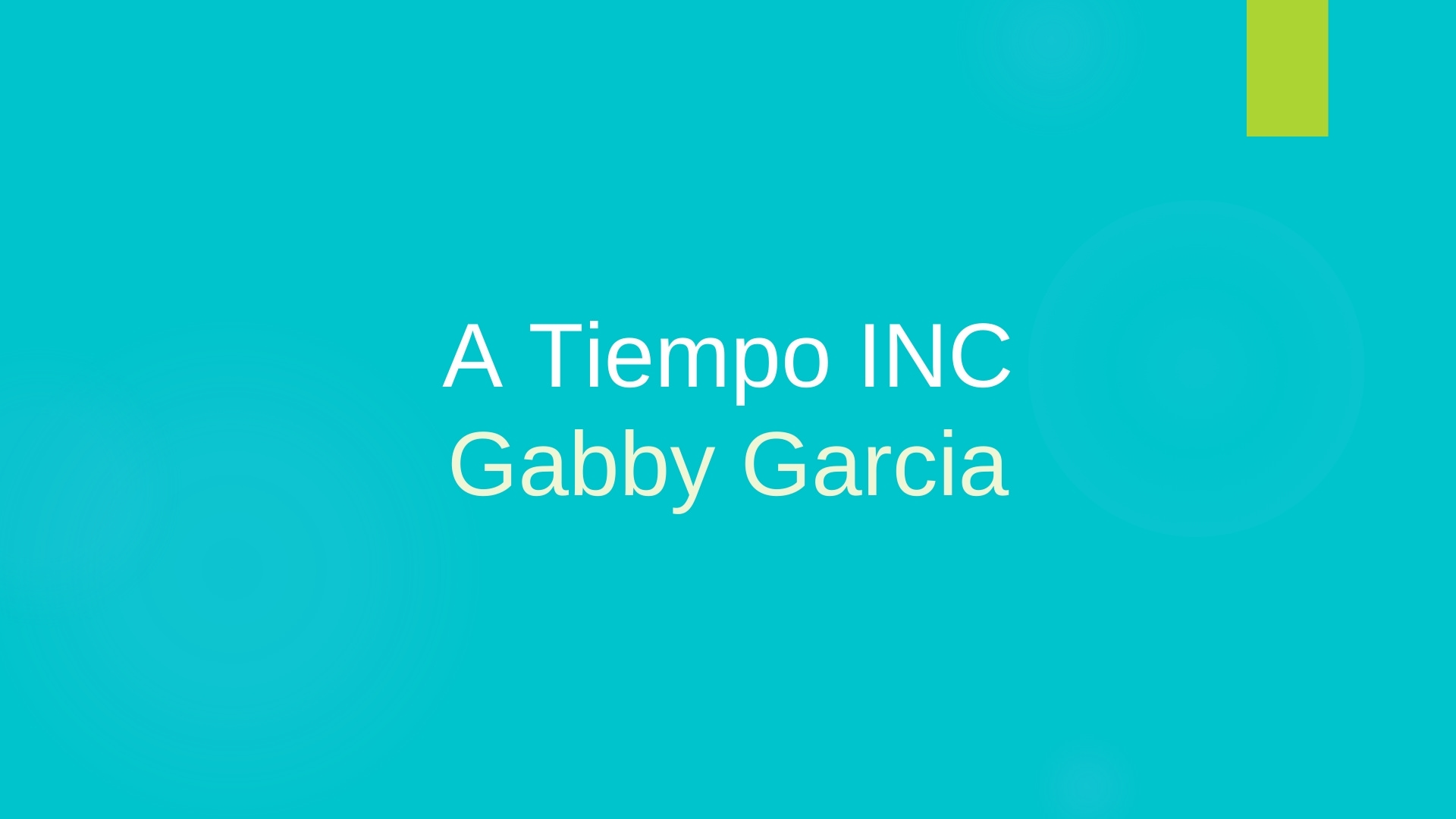 A Tiempo Inc