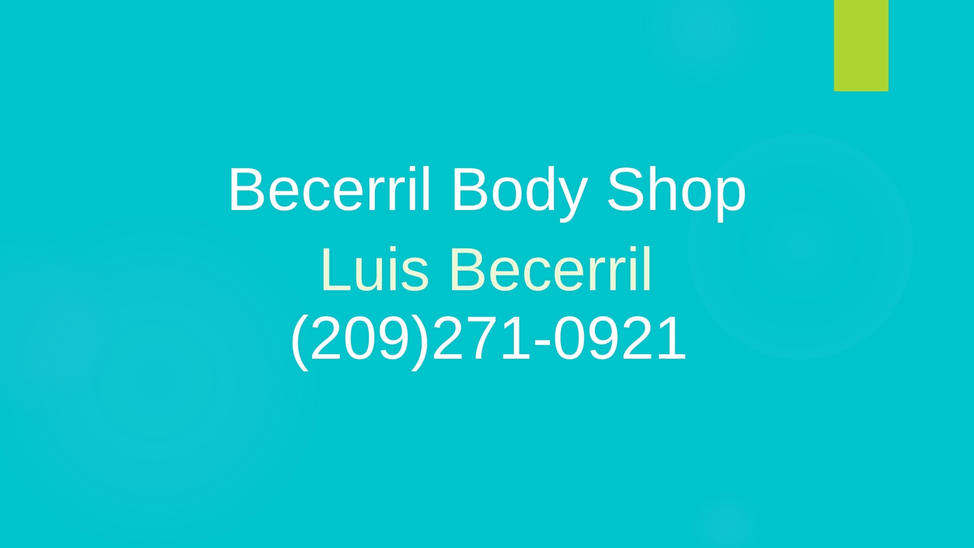Becerril Body Shop