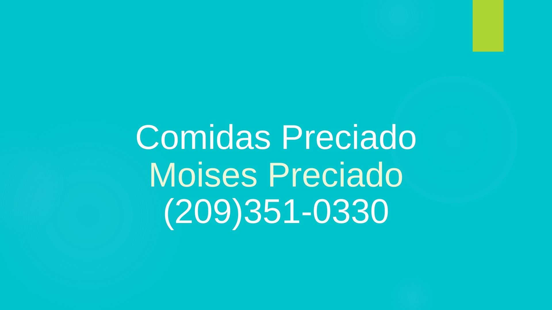 Comidas Preciado