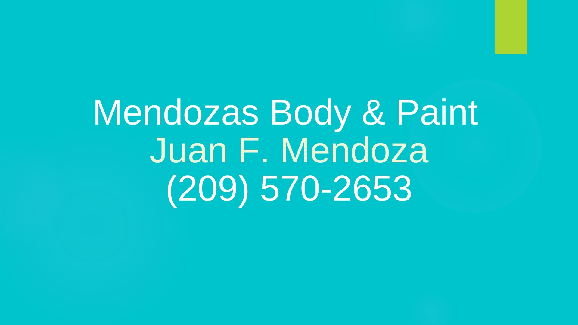 Mendozas Body & Paint