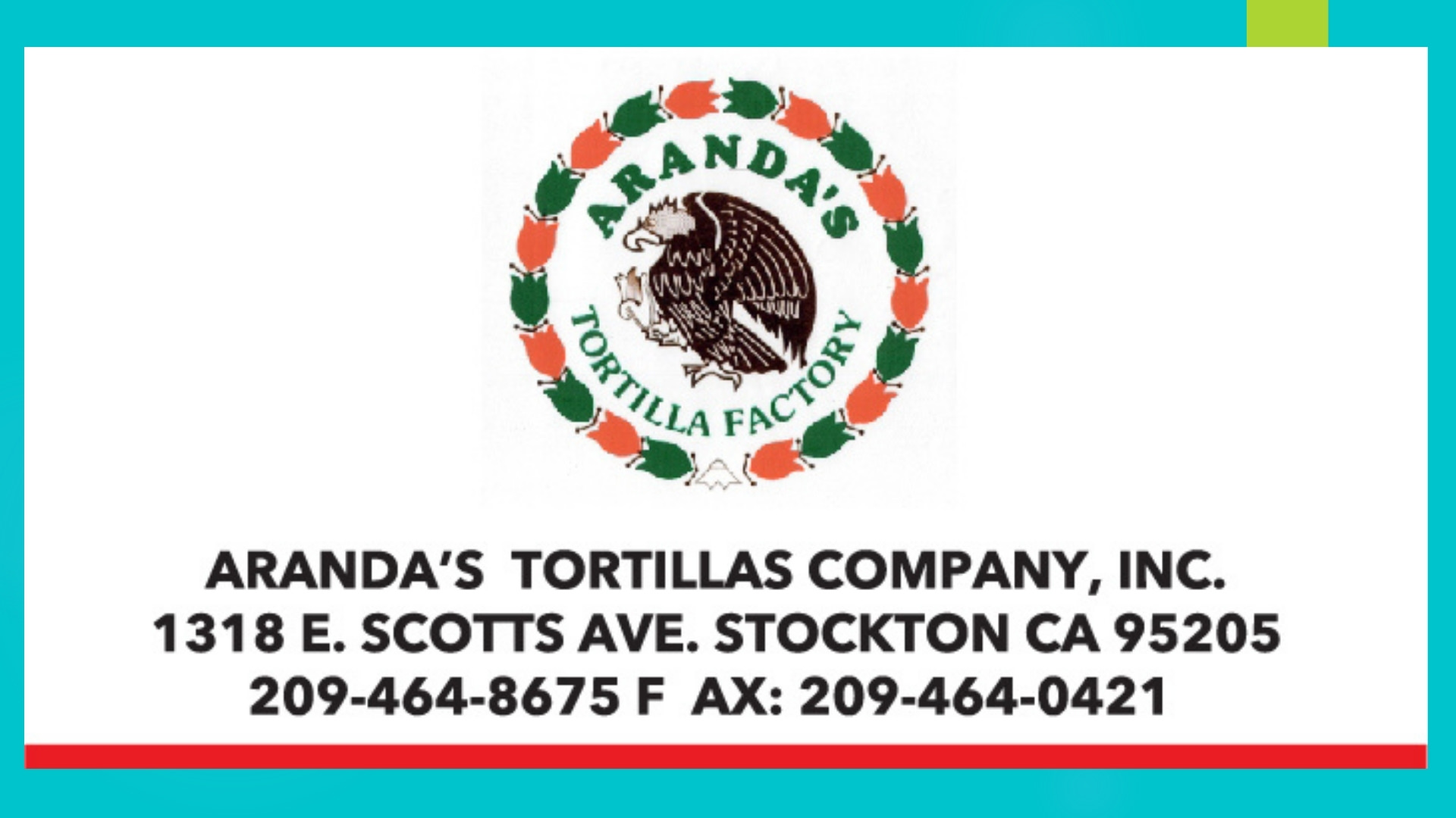 Aranda's Tortilla Company